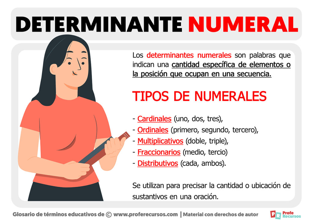 Qué son los Determinantes Numerales