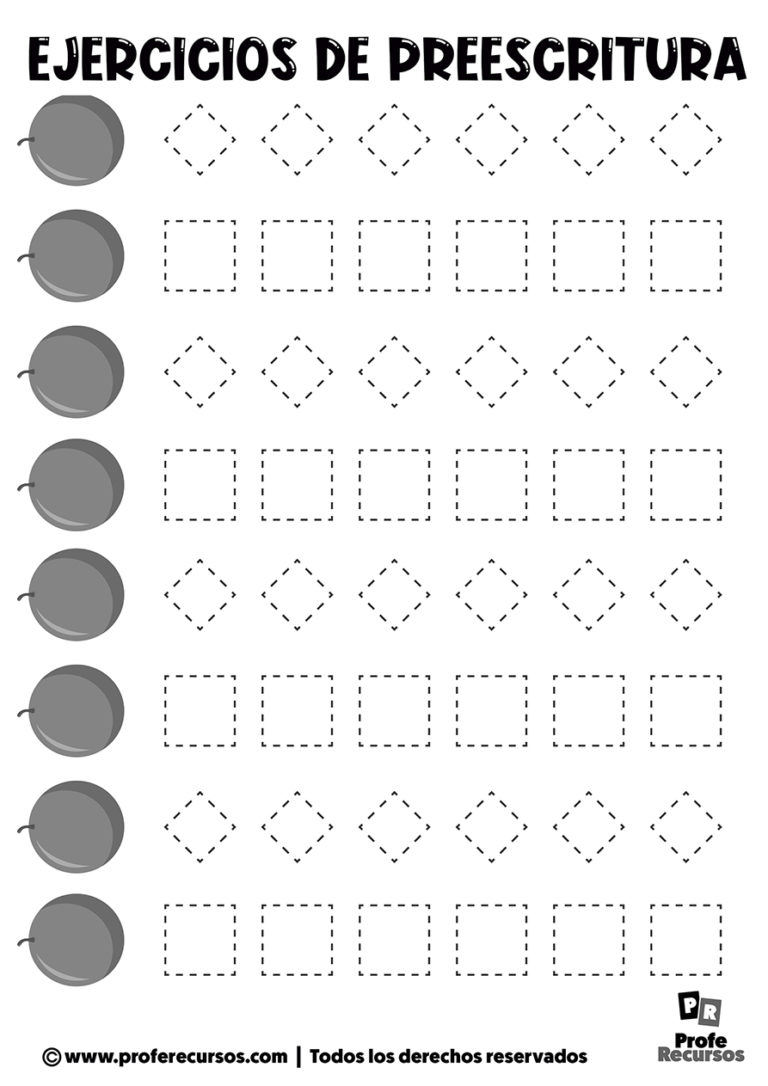 Ejercicios De Preescritura Para Ni Os Listos Para Imprimir