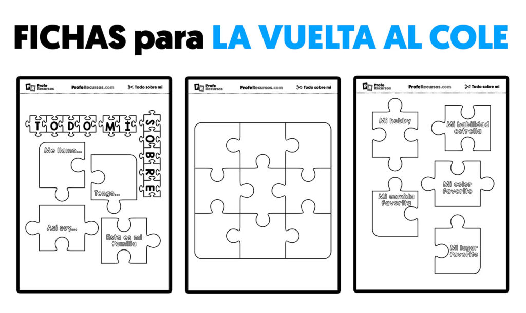 Fichas Para La Vuelta Al Cole Actividad En PDF Imprimible