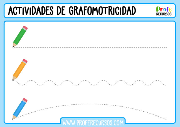 Actividades Y Ejercicios De Grafomotricidad Proferecursos