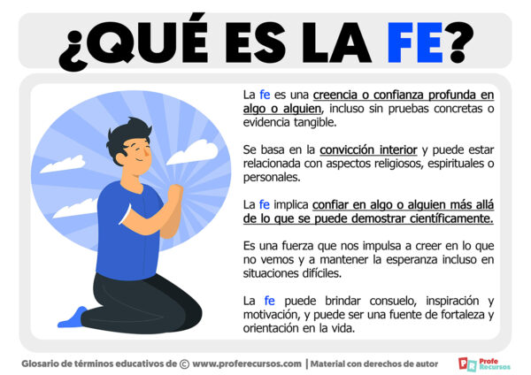 Qu Es La Fe Definici N De Fe