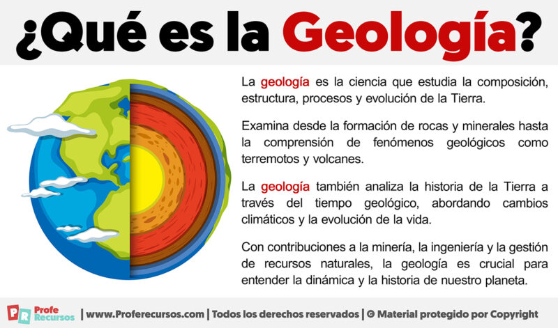 Qué es la Geología Definición de Geología