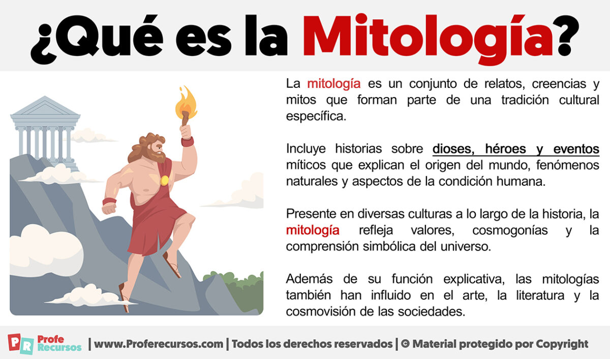 Qué es la Mitología Definición de Mitología