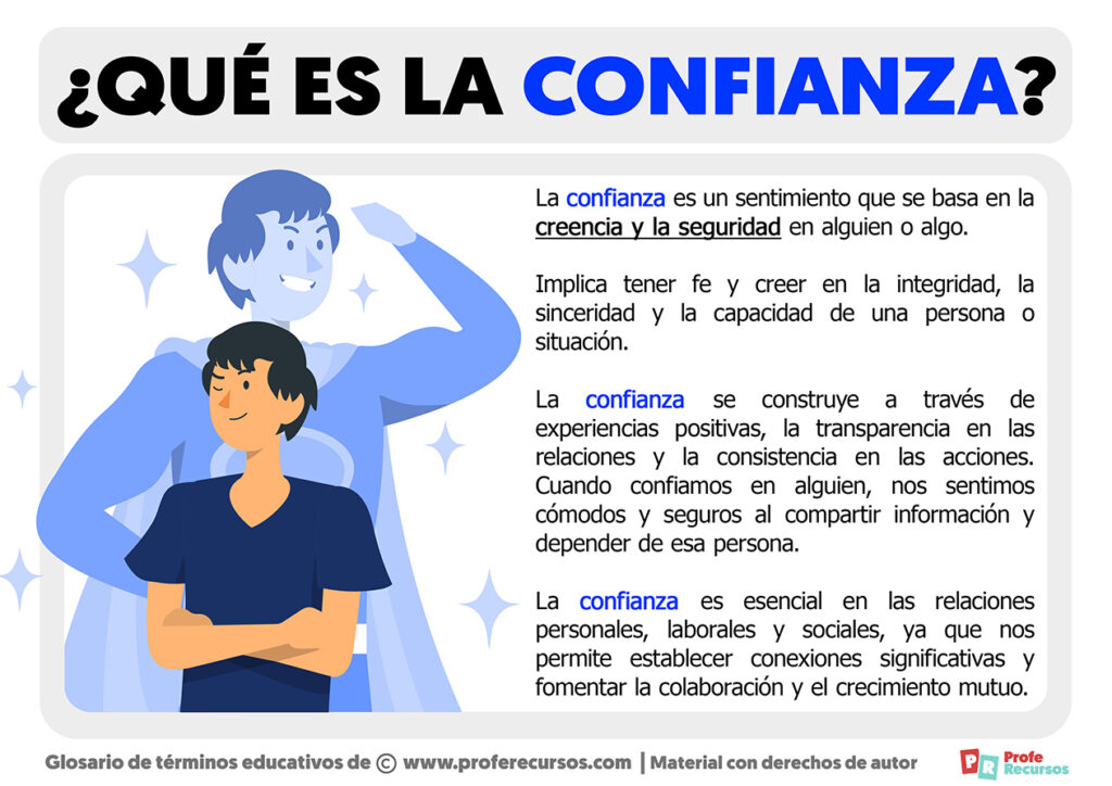 Qué es la Confianza Definición de Confianza