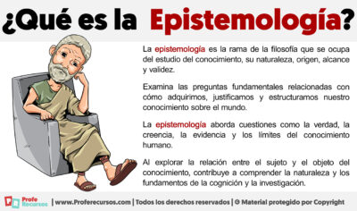 Qu Es La Epistemolog A