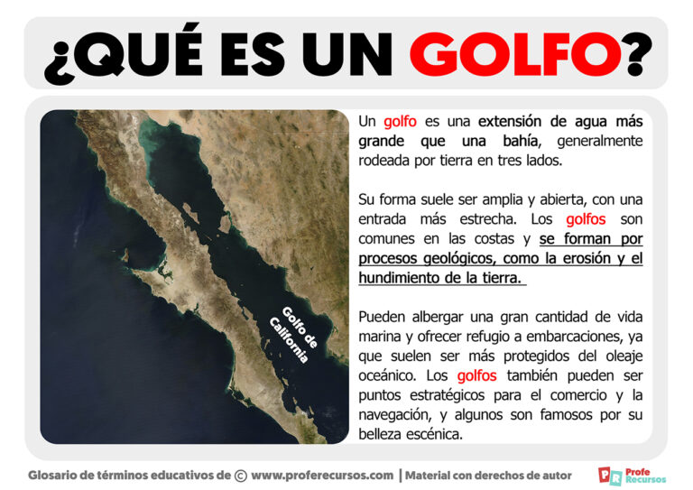 Qu Es Un Golfo Definici N De Golfo