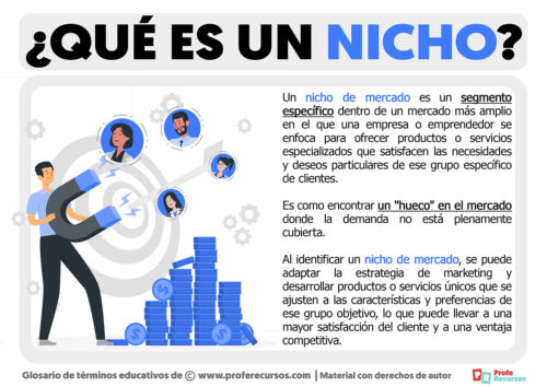 Qu Es Un Nicho Definici N De Nicho De Mercado