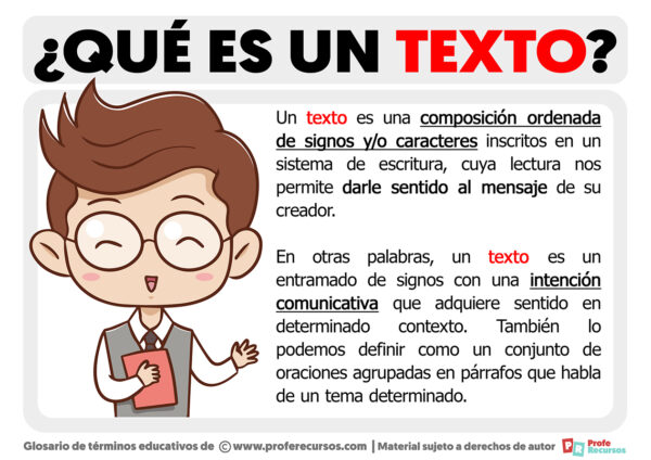 Qu Es Un Texto Definici N De Texto