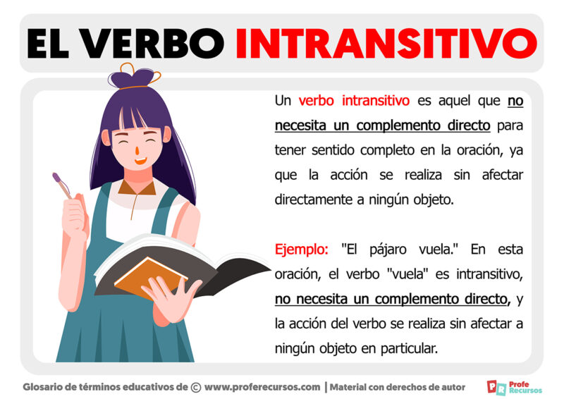 Qu Es Un Verbo Intransitivo