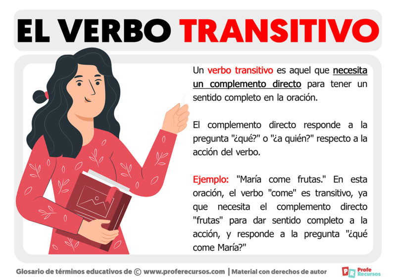 Qué es un Verbo Transitivo