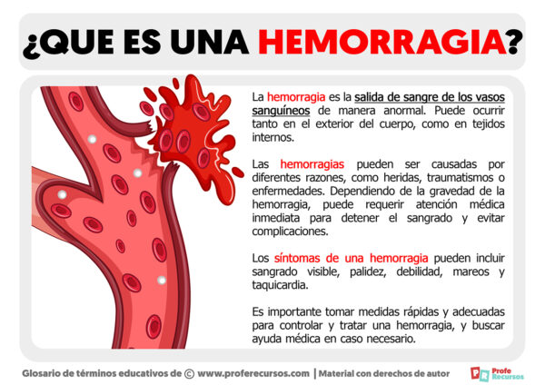 Qu Es Una Hemorragia Definici N De Hemorragia