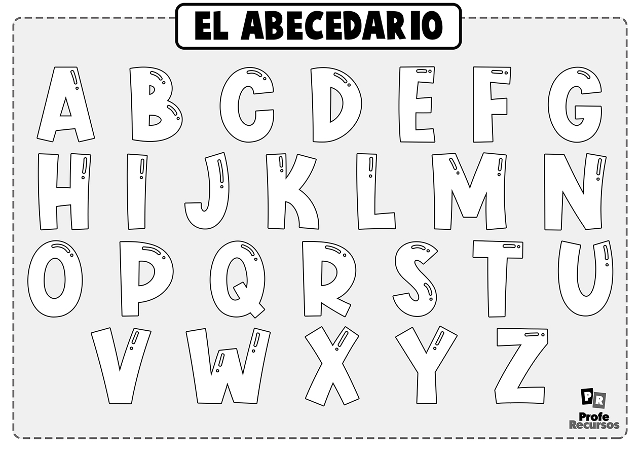 Introducir 85+ imagen abecedario grande para colorear - Viaterra.mx