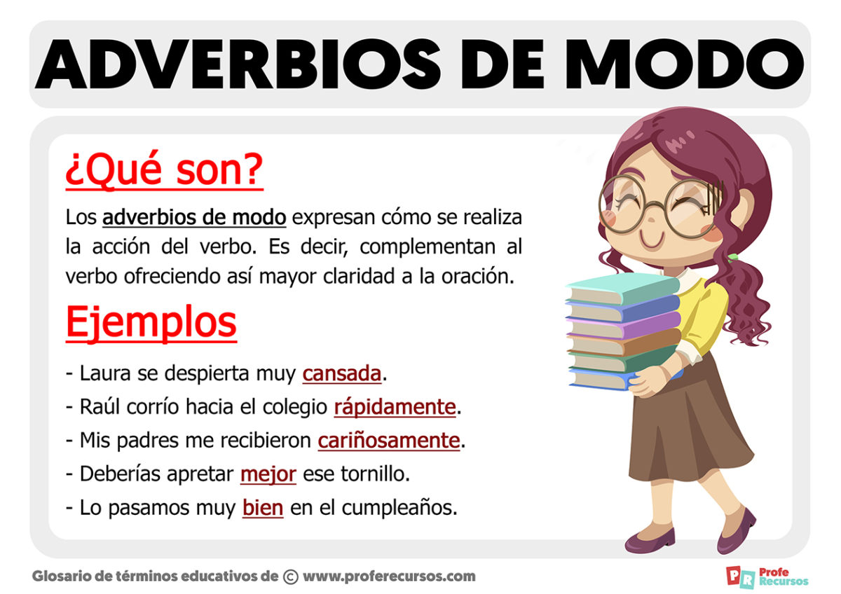 Adverbios De Modo 3409