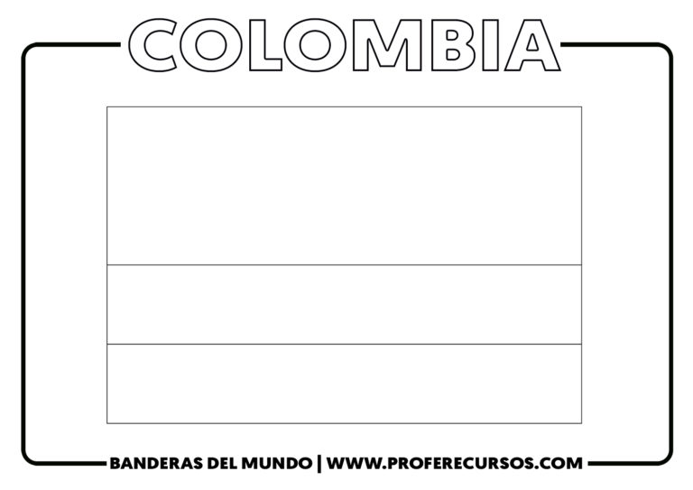 Banderas De Países Para Colorear Para Imprimir 7002