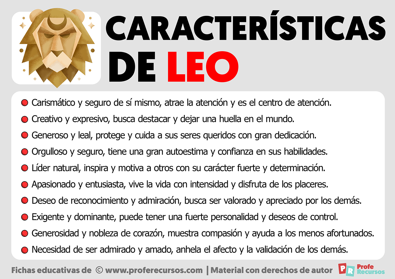 Caracteristicas de leo