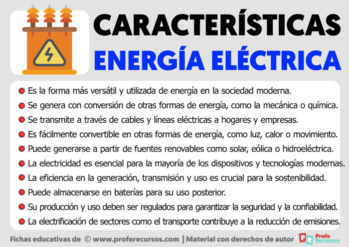 Características De La Energía Eléctrica 0399