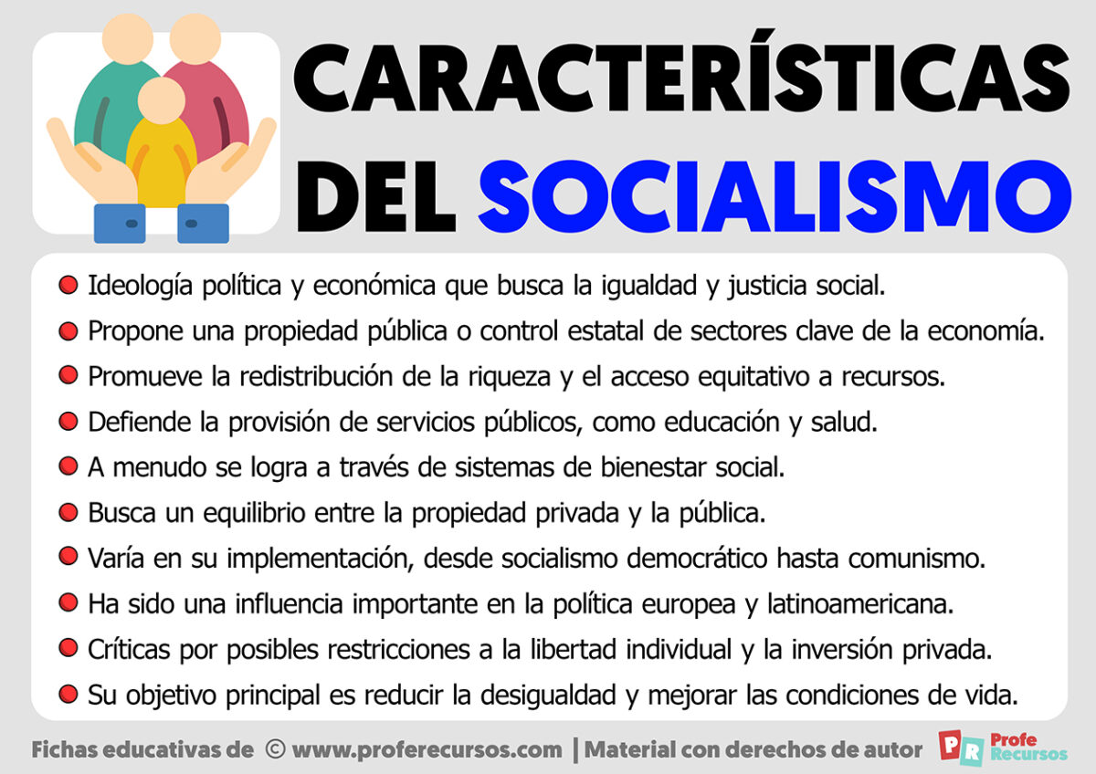 Características Del Socialismo