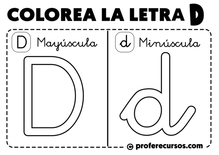 Letras Del Abecedario Para Colorear Mayúsculas Y Minúsculas 4654