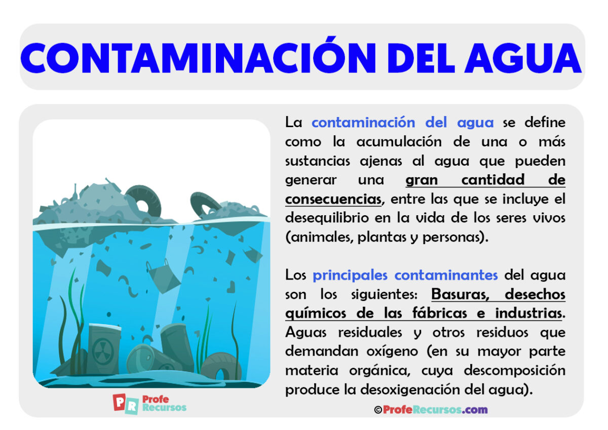 La Contaminación Del Agua 