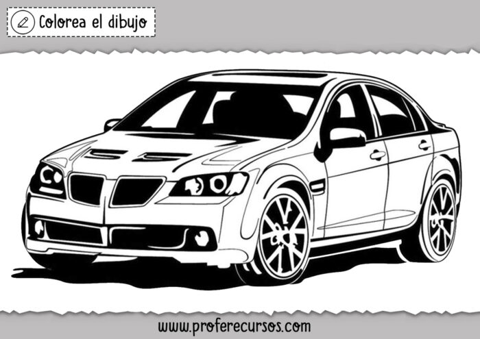 Dibujos De Autos De Carreras Para Colorear