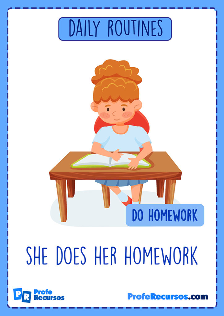 do your homework other words