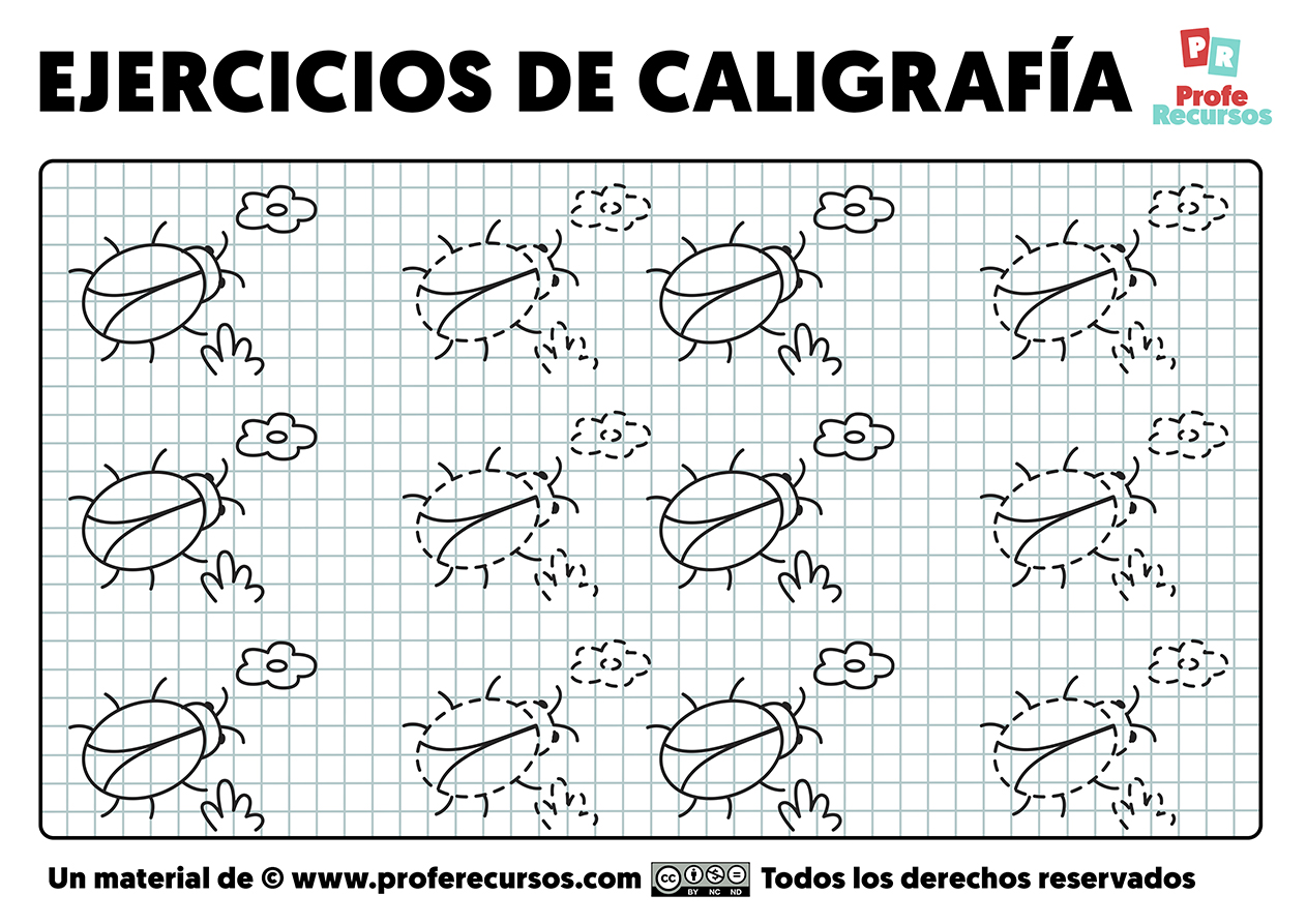 Ejercicios De Caligrafia 08 Ayuda Docente 