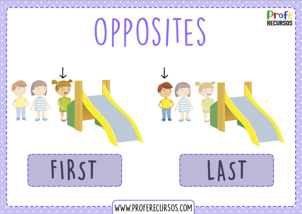 Opposites Flashcards English As A Second Language 3149