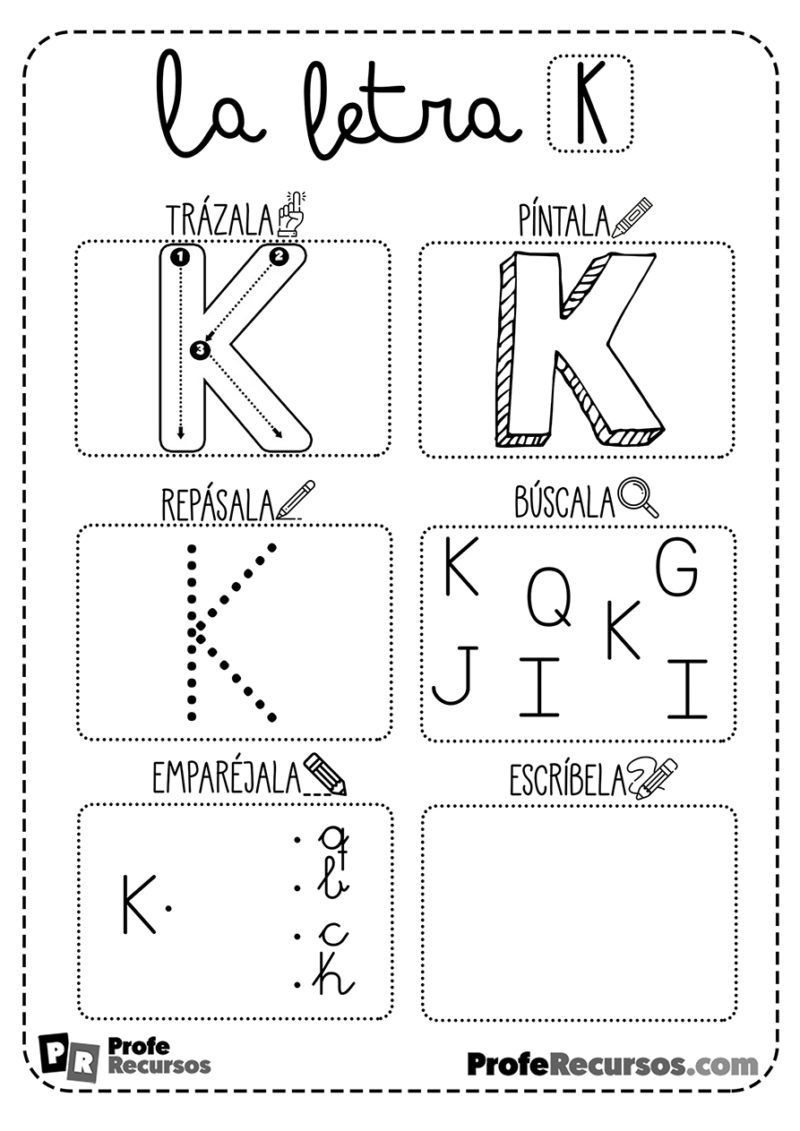 Ficha Letra K 6045