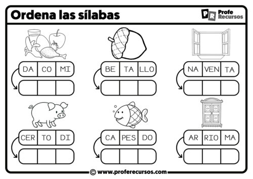 FICHAS para APRENDER las SÍLABAS | Pack para Imprimir