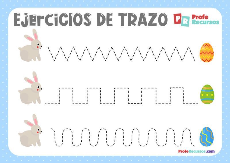 Fichas De Trazo | Actividades De Trazo Y Grafomotricidad