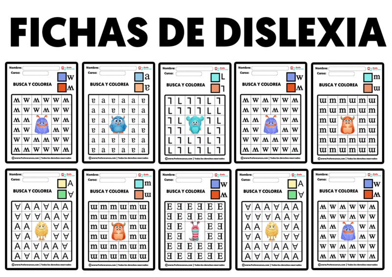 Actividades Para Trabajar La Dislexia | Ejercicios De Dislexia