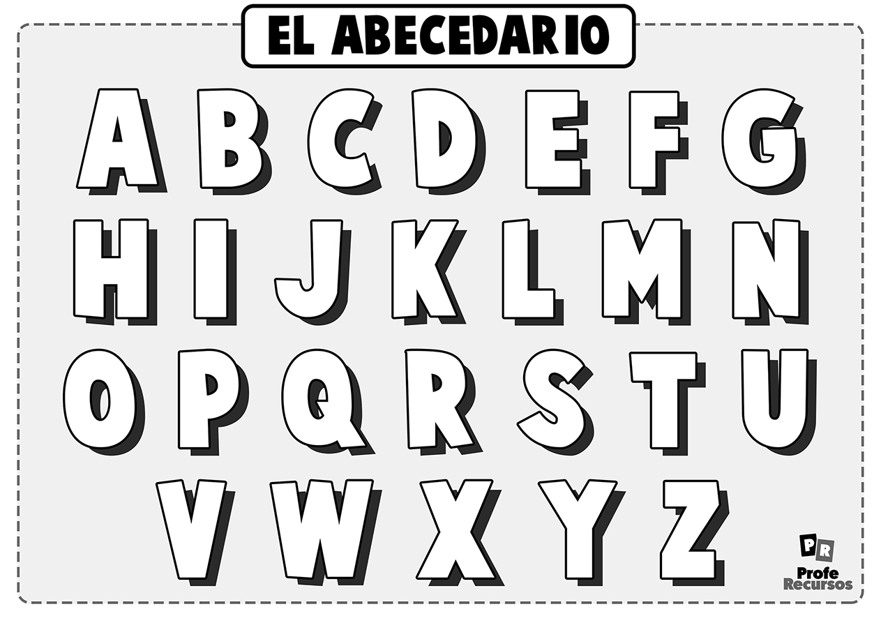 alfabeto espanol para imprimir
