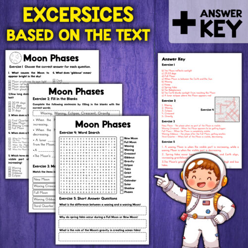 Moon phases english resource