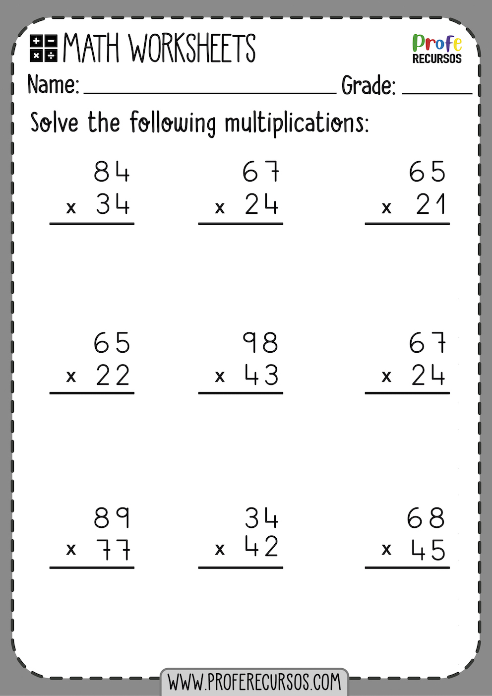 multiplying-2-digit-numbers-worksheet