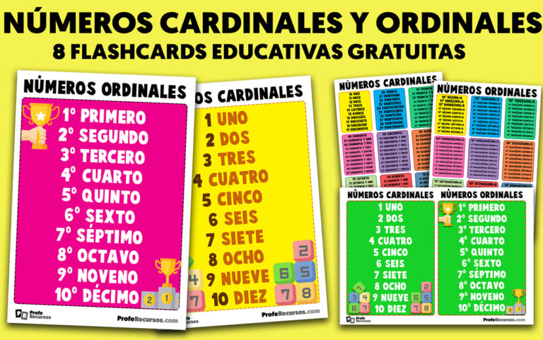 Numeros Cardinales Y Ordinales 7636