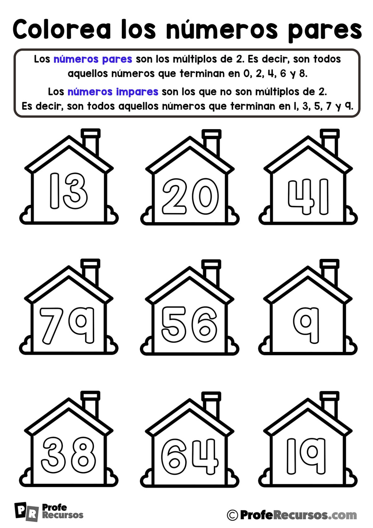 Números Pares E Impares Teoría Actividades 0980