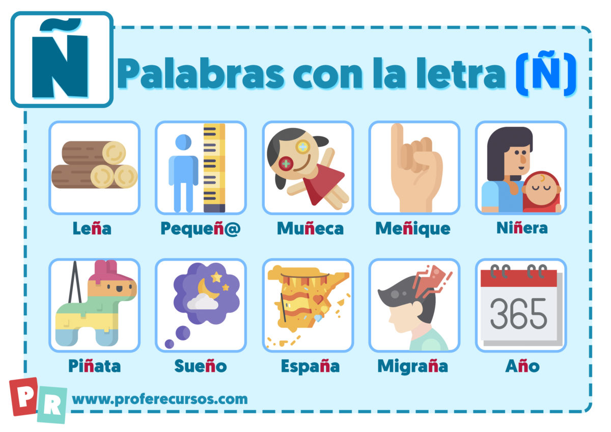 Palabras Que Empiecen Con La Letra Ñ Para Niños