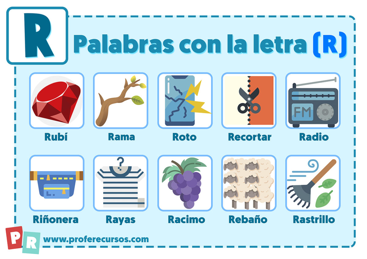 Palabras Con Rr Al Principio Para Niños De Primaria