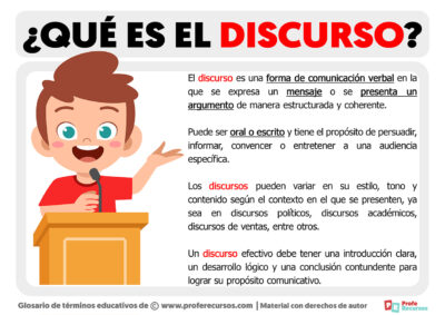 Qué Es Un Discurso | Definición De Discurso