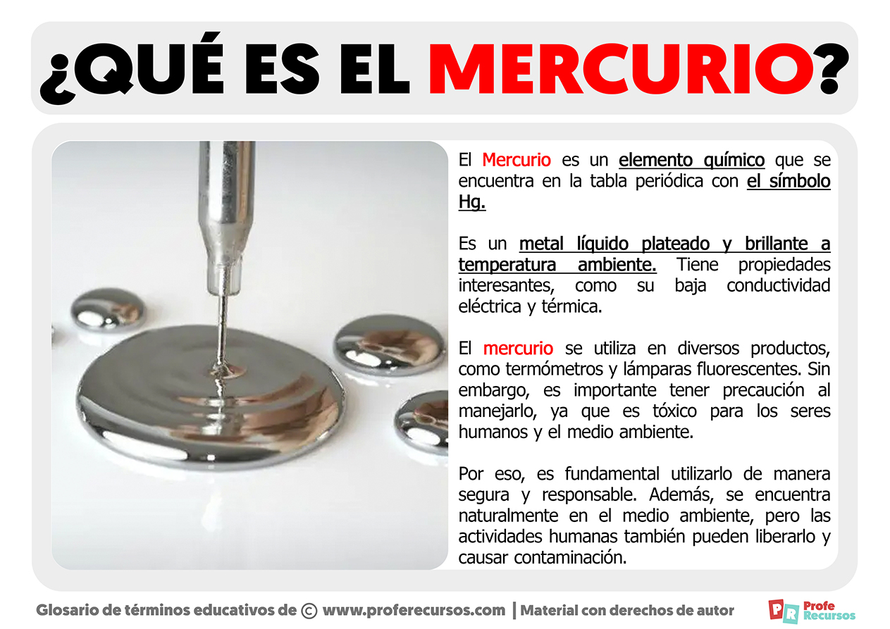 Mercurio (Metal): qué es, propiedades y características