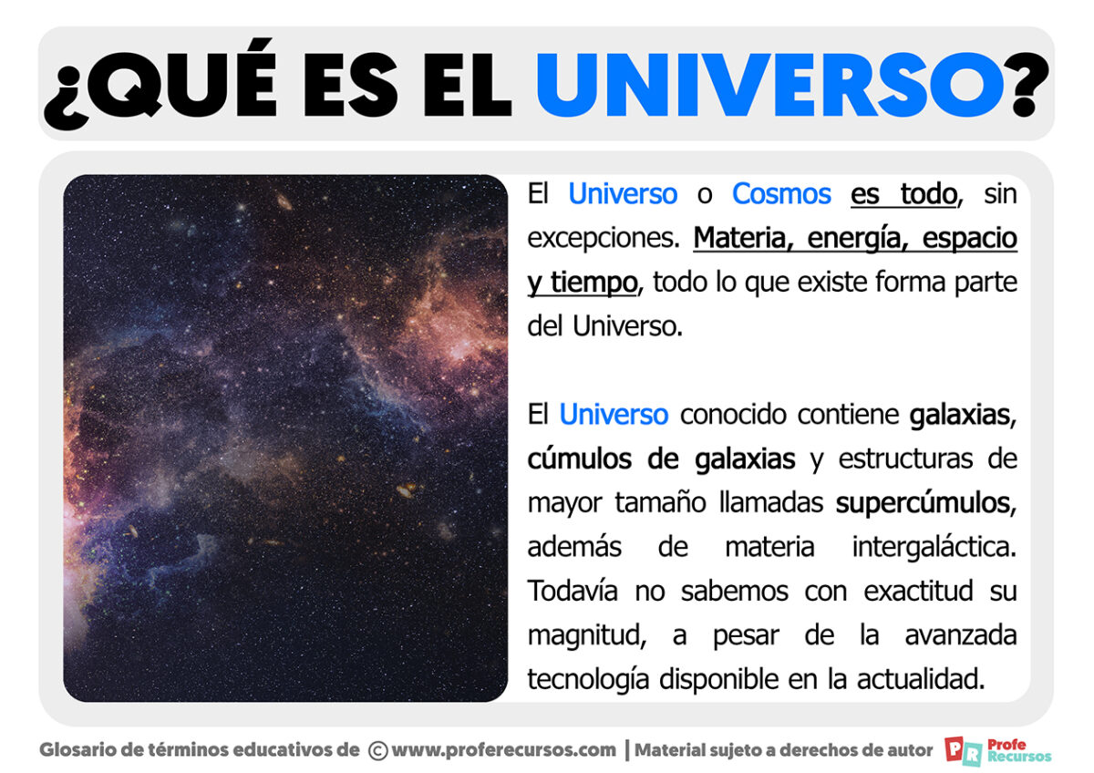 ¿qué Es El Universo