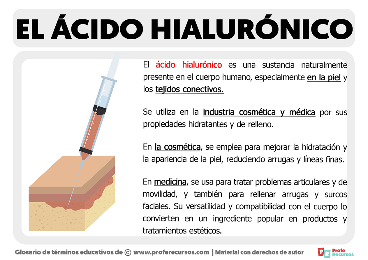 Que es el acido hialuronico