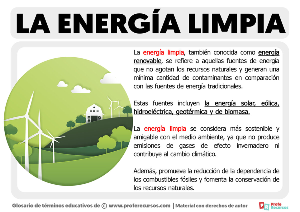 Qu Es La Energ A Limpia