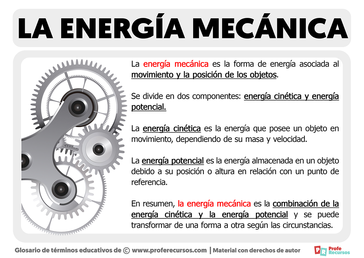 Qué Es La Energía Mecánica