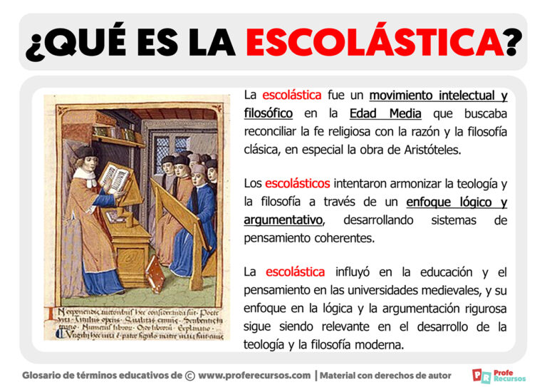 Qué Es La Escolástica | Definición