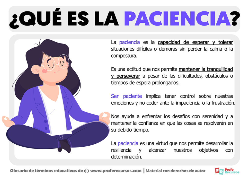 Qué Es La Paciencia Definición De Paciencia 8737