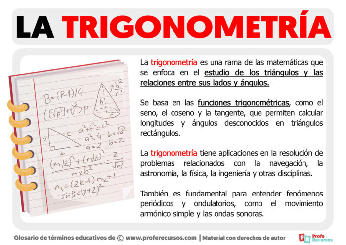 Qué Es La Trigonometría