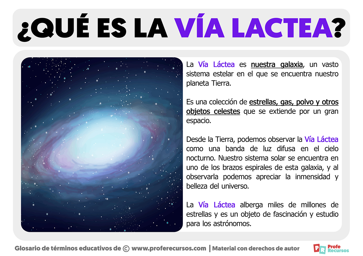 Que Es La Via Lactea Para Niños De Primaria