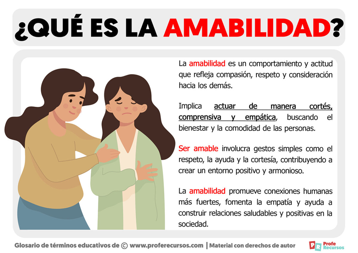 Qu Es La Amabilidad Definici N De Amabilidad