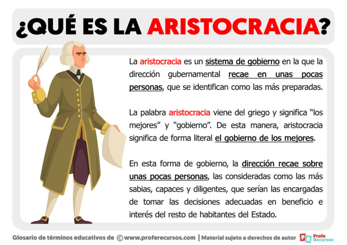 ¿qué Es La Aristocracia